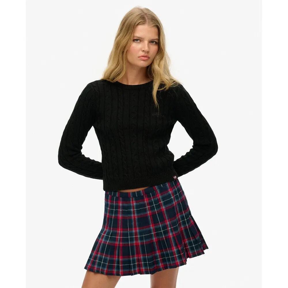 Pullover a torsioni fini essentials col tondo donna Superdry 2/5