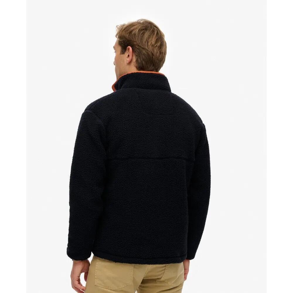 Fleece-Pullover mit Druckknopfkragen Superdry Fuji 5/6