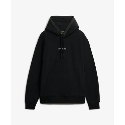 Mikrofleece Kapuzensweatshirt mit Logo Superdry