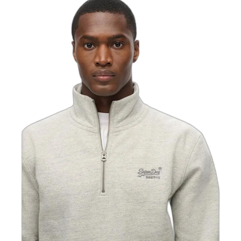 Sweatshirt com gola com fecho Superdry Essential Logo Henley 5/5