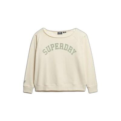Dames sweatshirt superdry athletic essentials bardot