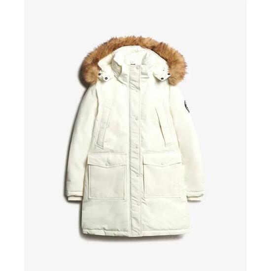 Parka z sztucznego futra damska Superdry Everest