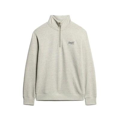Felpa con colletto a cerniera Superdry Essential Logo Henley