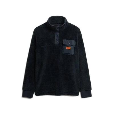 Fleece trui met een tunische kraag superdry