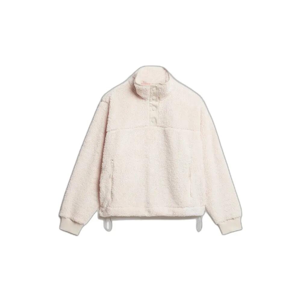Ultra-soft sweatshirt with a trucker collar for women Superdry