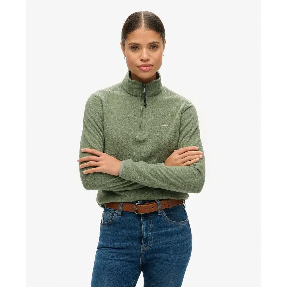 Sudadera polar con media cremallera mujer Superdry 2/6