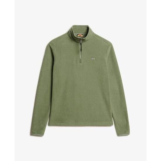 Dames fleece met halve rits Superdry