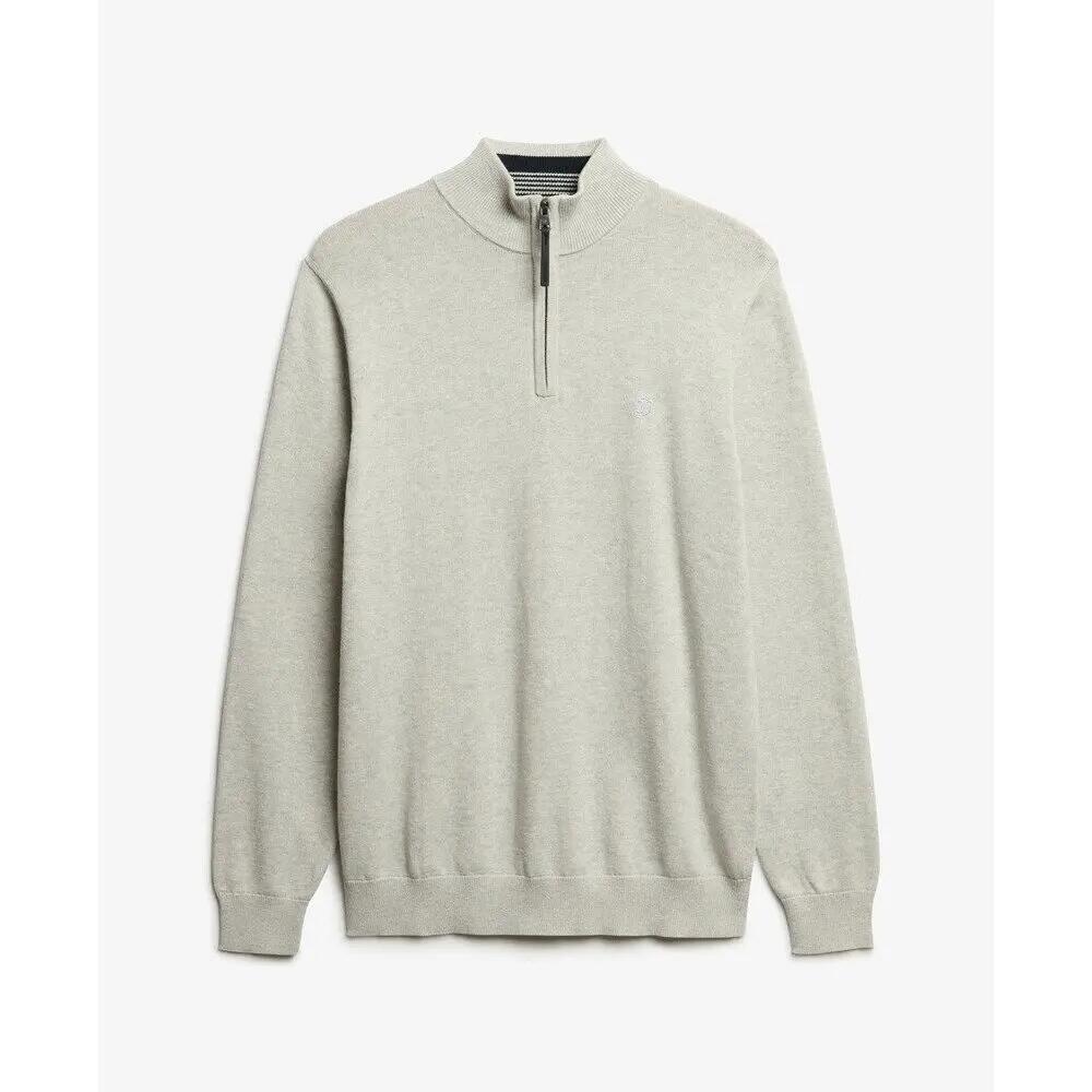 Cotton funnel neck jumper Superdry Essentials