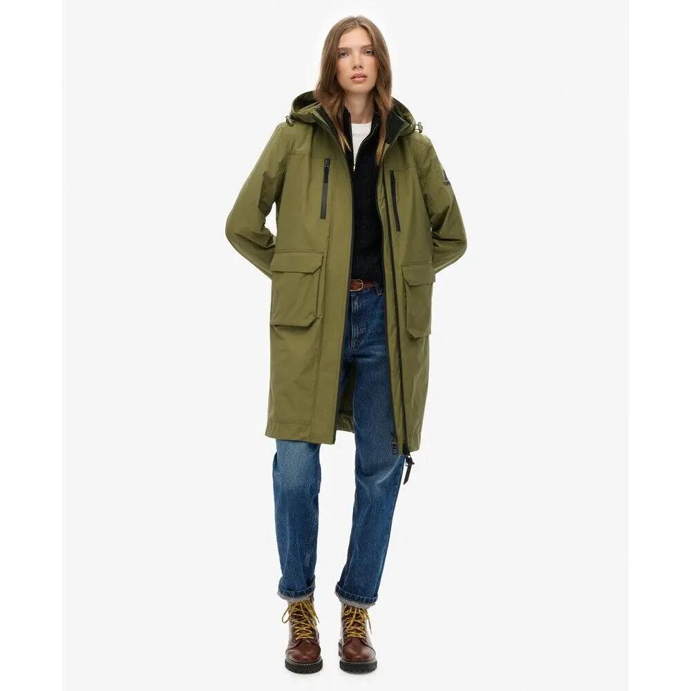 Parka à capuche femme Superdry Longline 2/5
