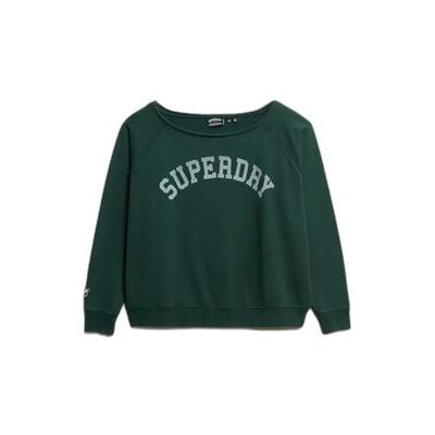 Dames sweatshirt superdry athletic essentials bardot