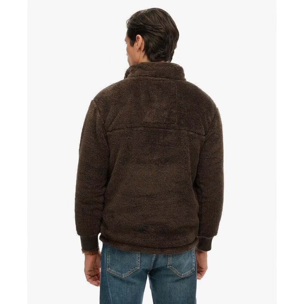 Pull en fourrure polaire col tunisien Superdry 4/6