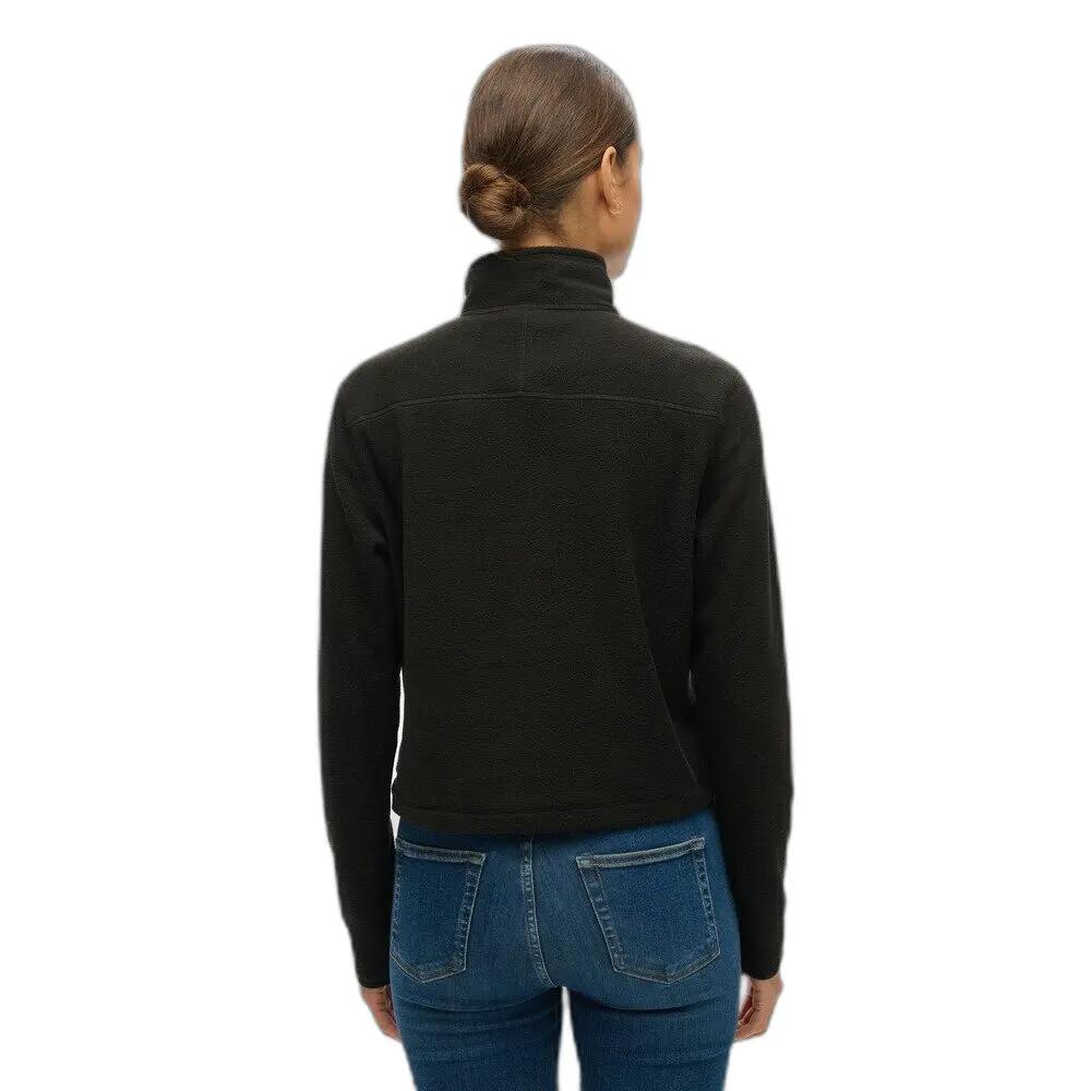 Polaire 1/2 zip courte femme Superdry 3/4
