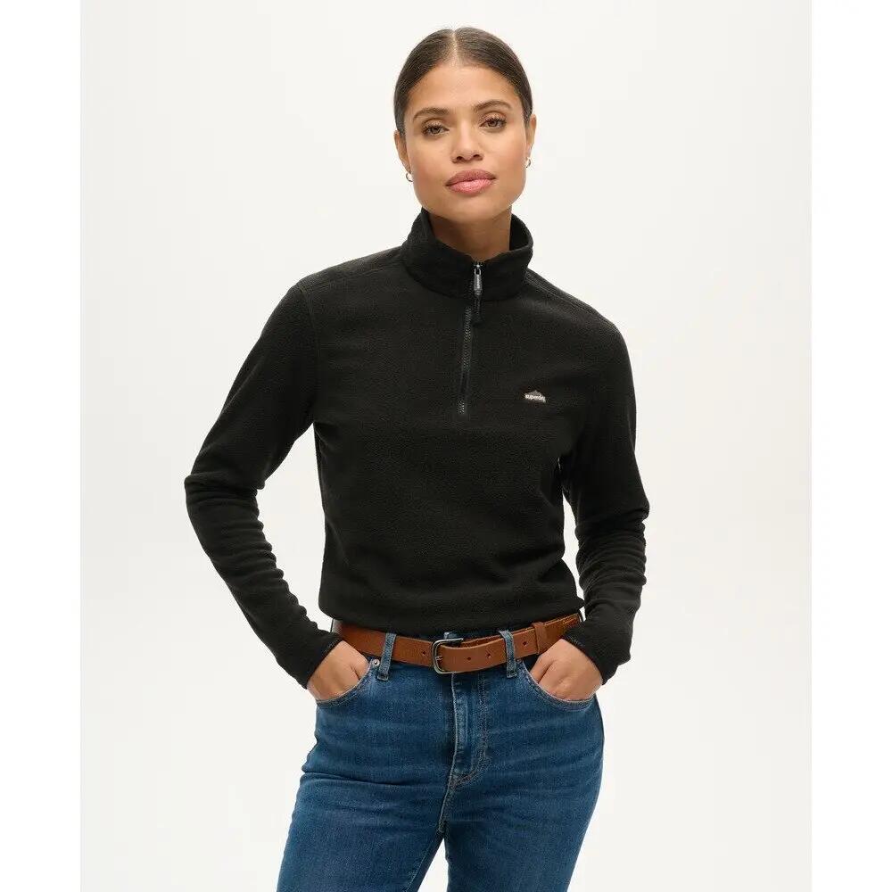 Polaire 1/2 zip courte femme Superdry 2/4