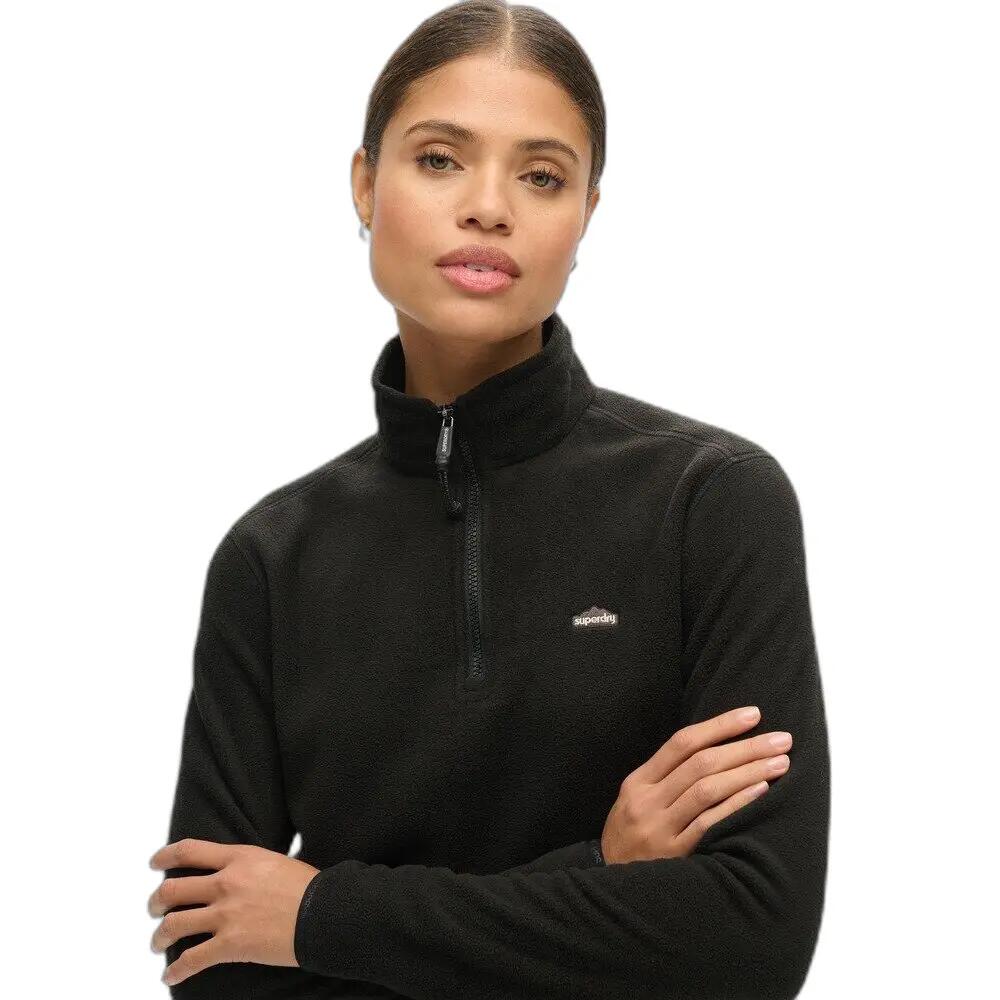 Polaire 1/2 zip courte femme Superdry 4/4