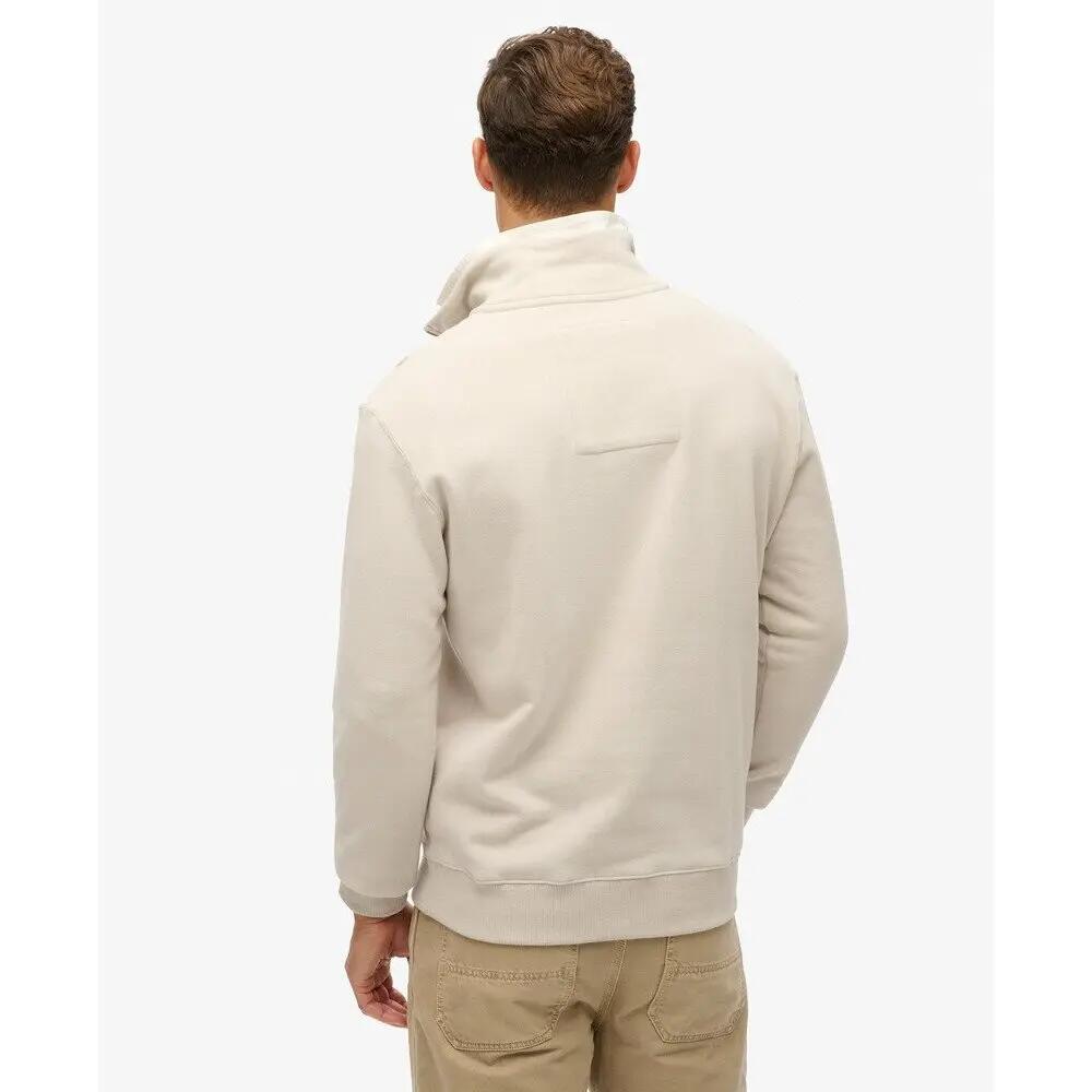 Felpa con colletto a cerniera Superdry Essential Logo Henley 4/7