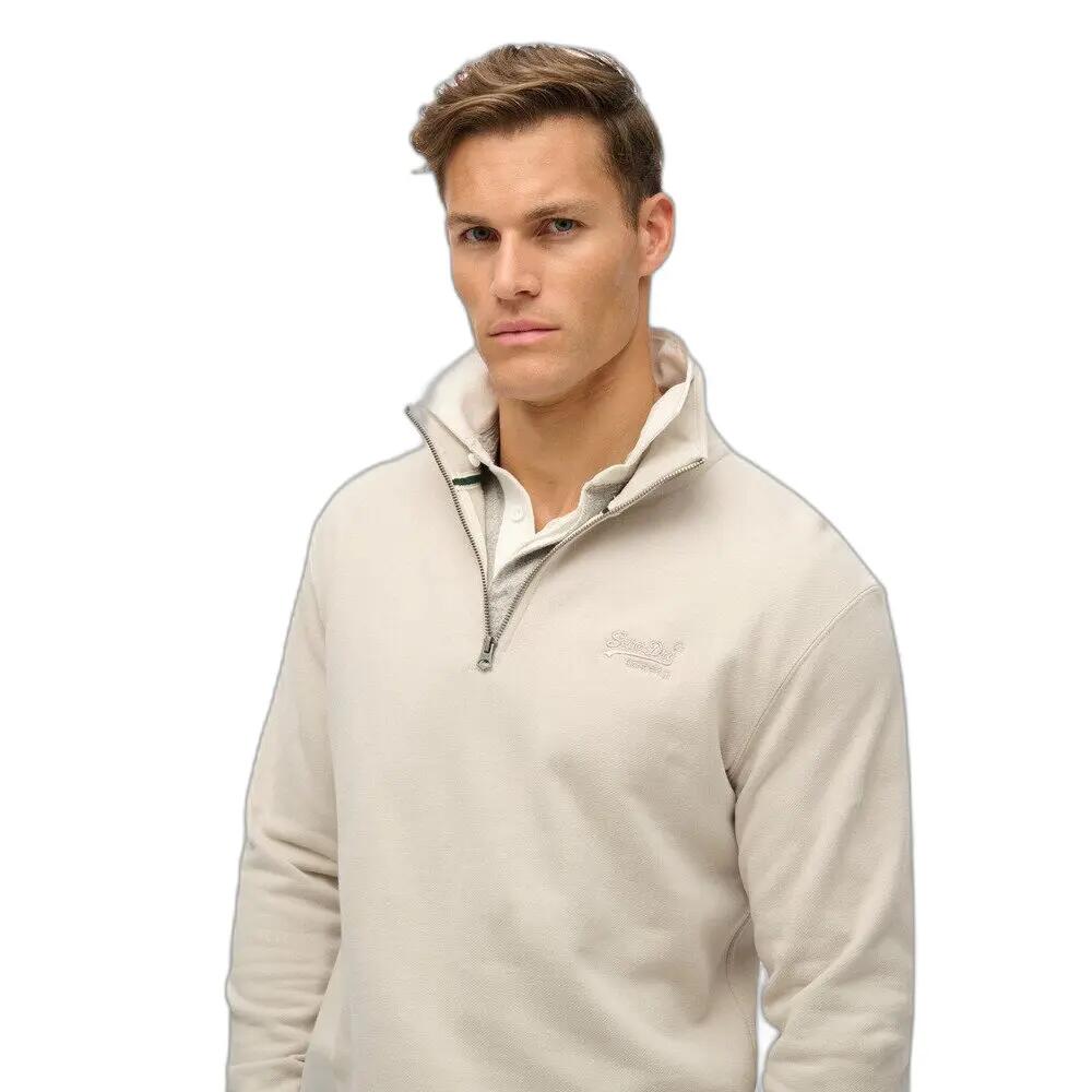 Felpa con colletto a cerniera Superdry Essential Logo Henley 6/7