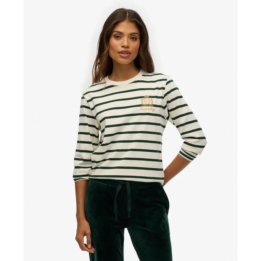 Striped women's sweatshirt Superdry Country Club 2/6
