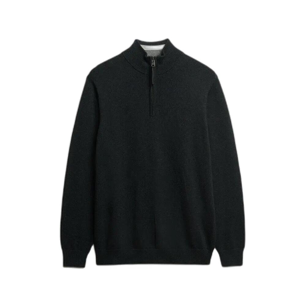 Cotton funnel neck jumper Superdry Essentials