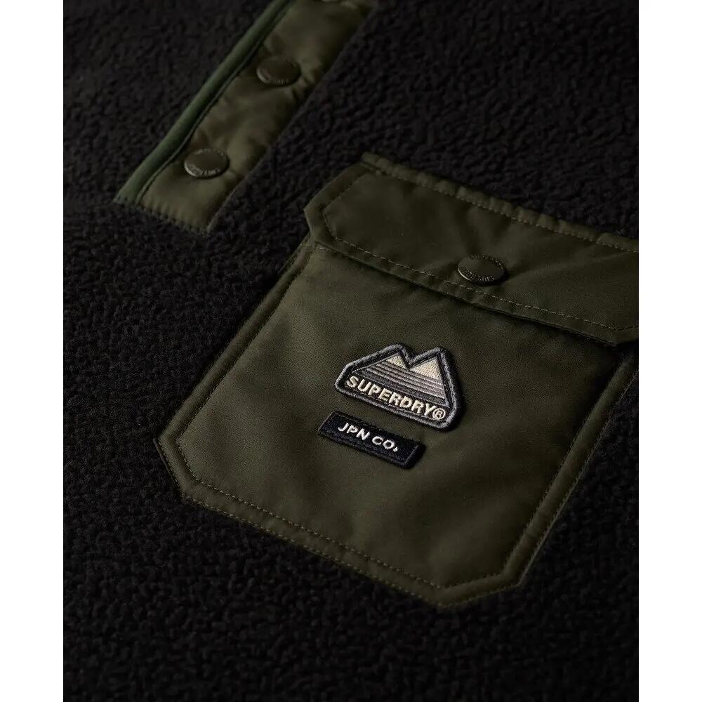 Pullover in pile con colletto a bottoni a pressione Superdry Fuji 2/2