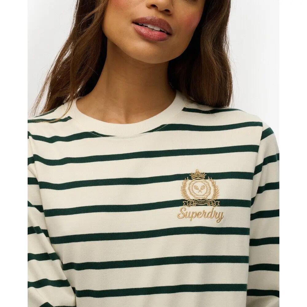 Striped women's sweatshirt Superdry Country Club 6/6
