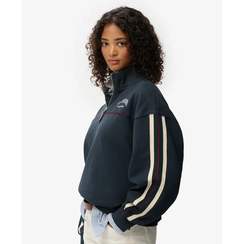 Pullover a collo tunisino donna Superdry Country Club Tape 4/5