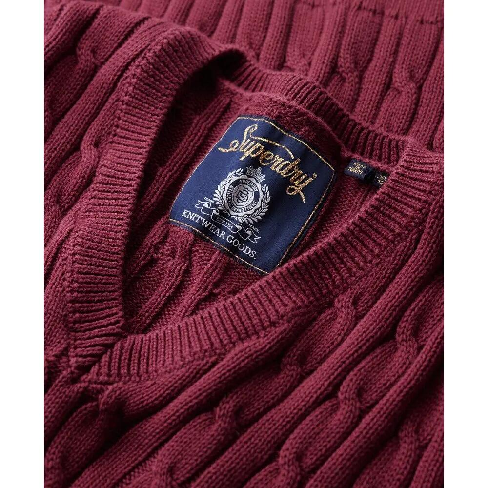 Pull oversize torsadé à col V femme Superdry 6/6
