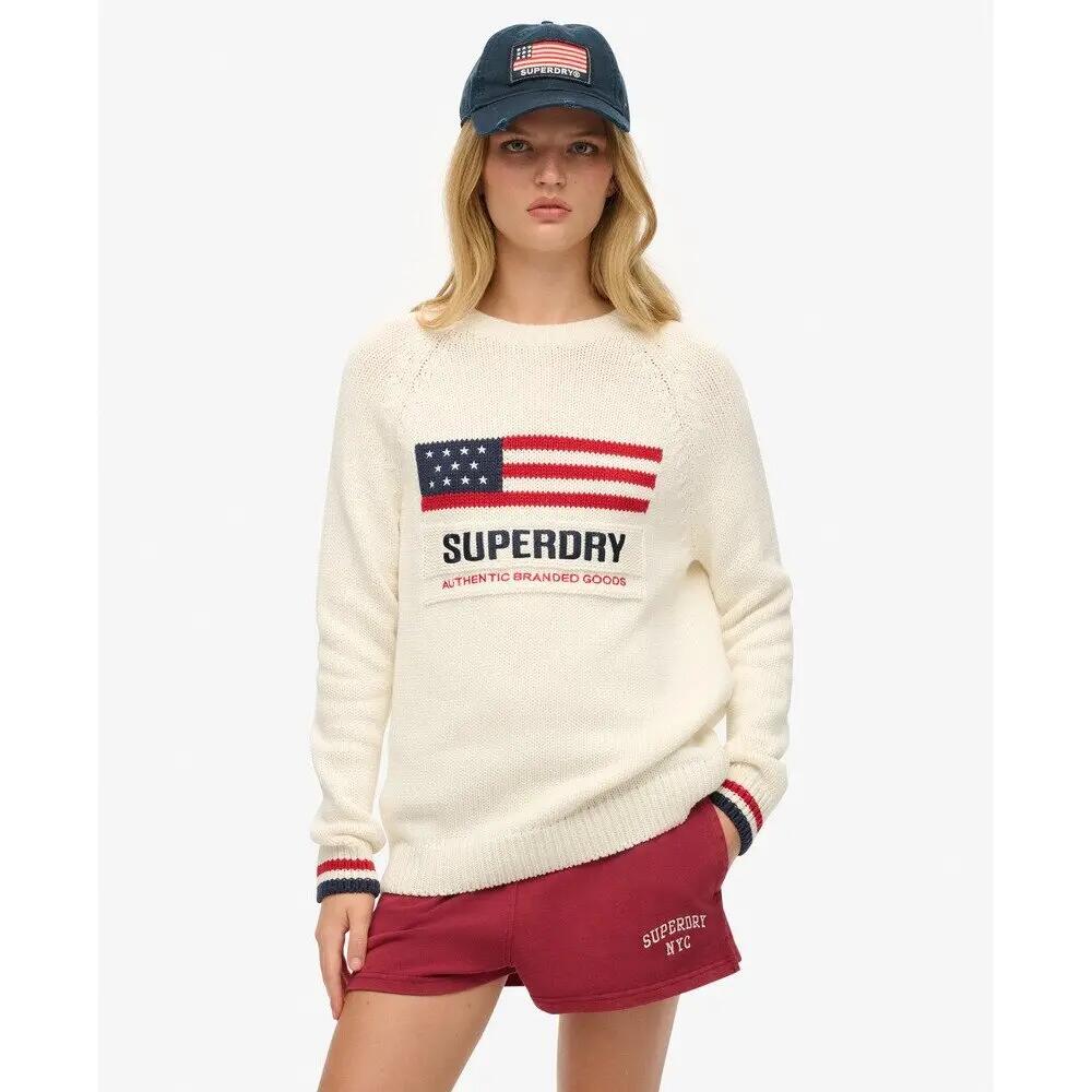 Damen-Rundhalspullover Superdry Americana 2/6