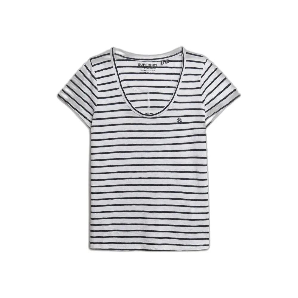 T-shirt z dekoltem dla kobiet Superdry Studios 1/2