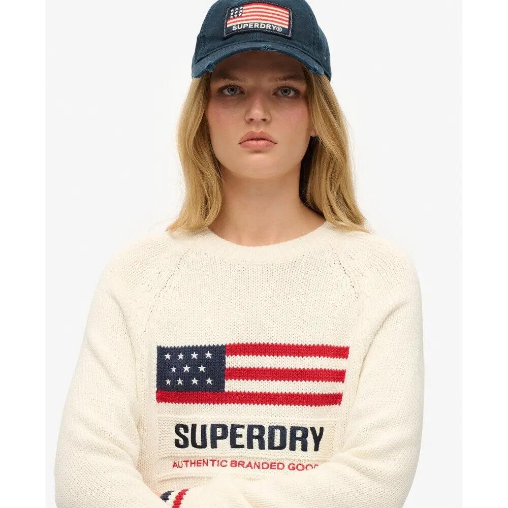 Damen-Rundhalspullover Superdry Americana 5/6