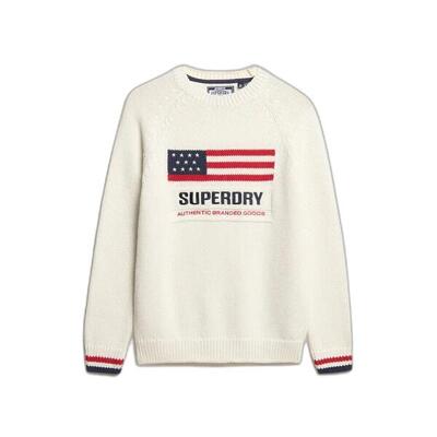 Trui met ronde hals voor dames superdry americana