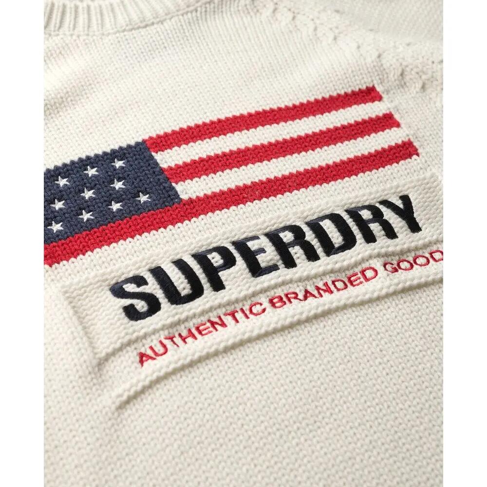 Damen-Rundhalspullover Superdry Americana 6/6