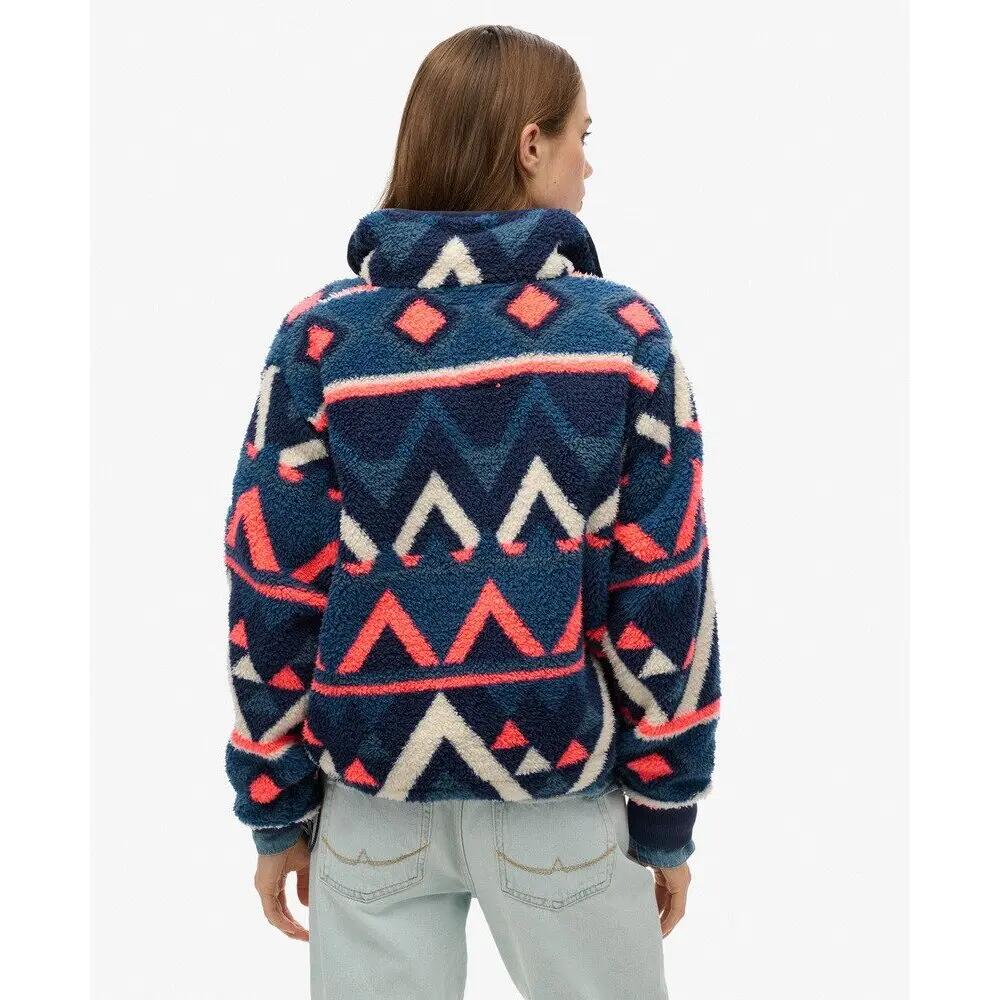 Felpa donna con mezza cerniera Superdry Super Soft 4/7