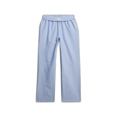 Elastische gestreepte broek voor dames superdry