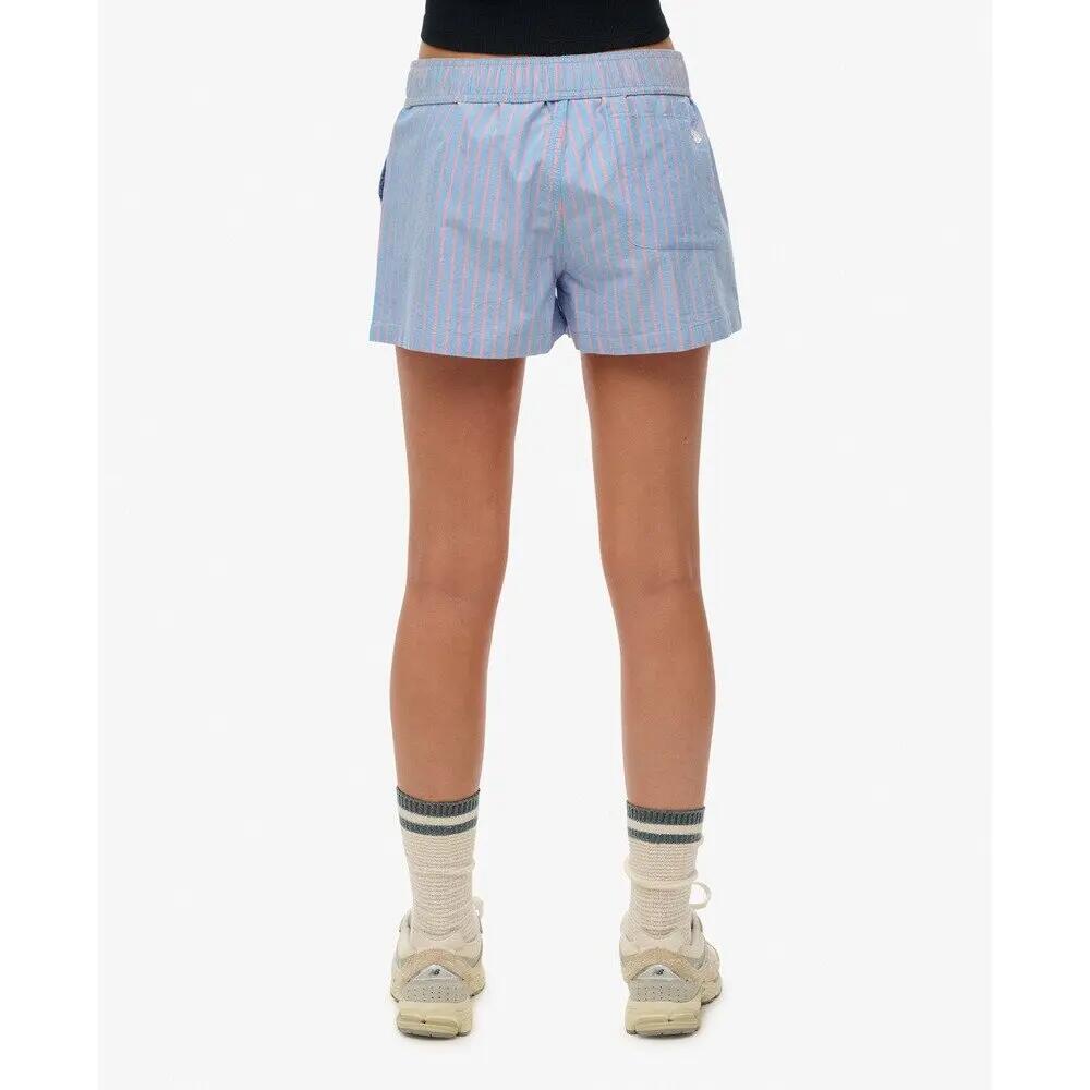 Short elasticizzato a righe in cotone biologico donna Superdry 6/7