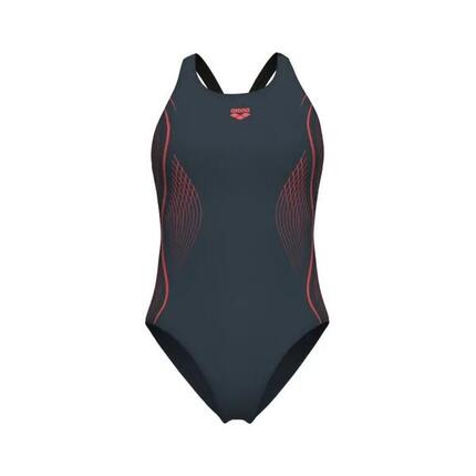 Maillot de bain 1 pièce femme Arena Grid V Back Graphic