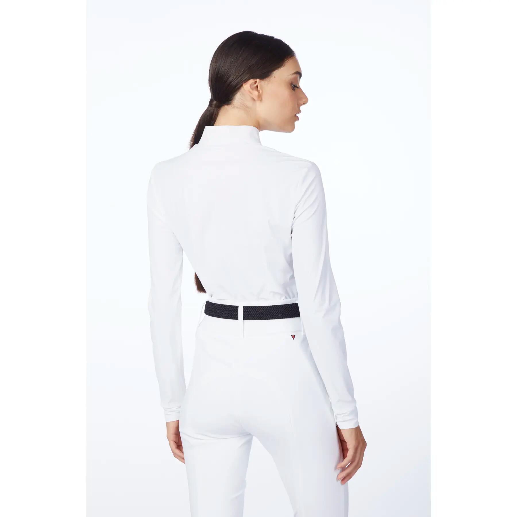 Chemise d'équitation manches longues femme Vestrum Markab 4/5