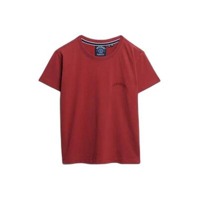 Vrouwelijke slim fit t-shirt met logo superdry essential