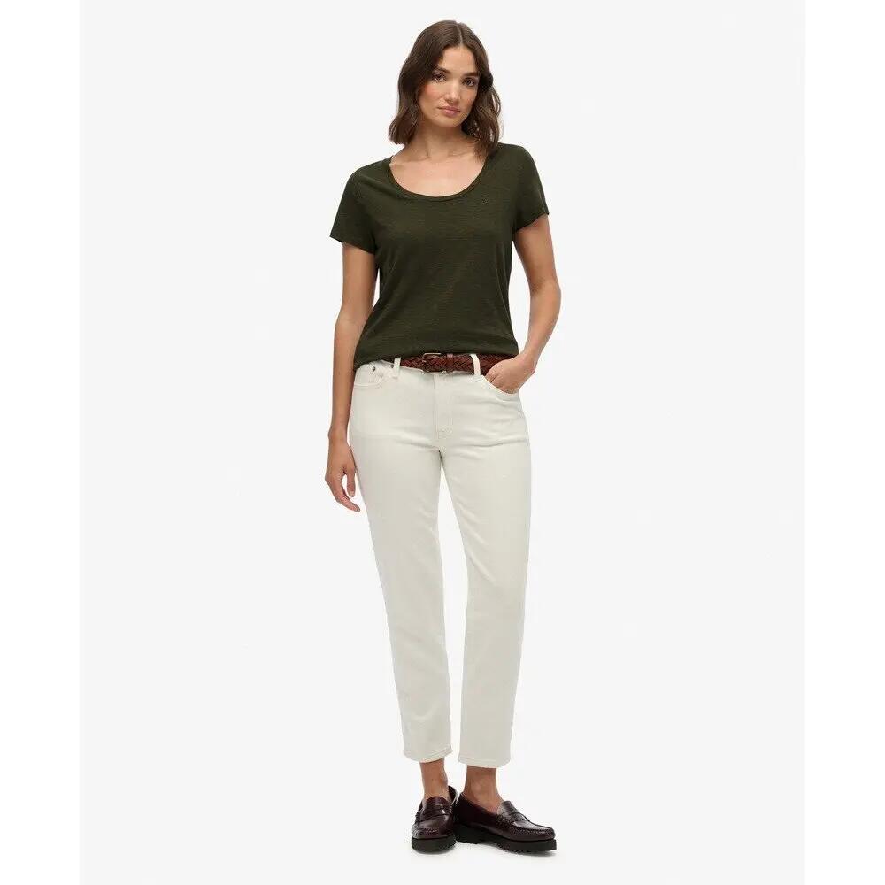 T-shirt com decote para mulher Superdry Studios 3/6