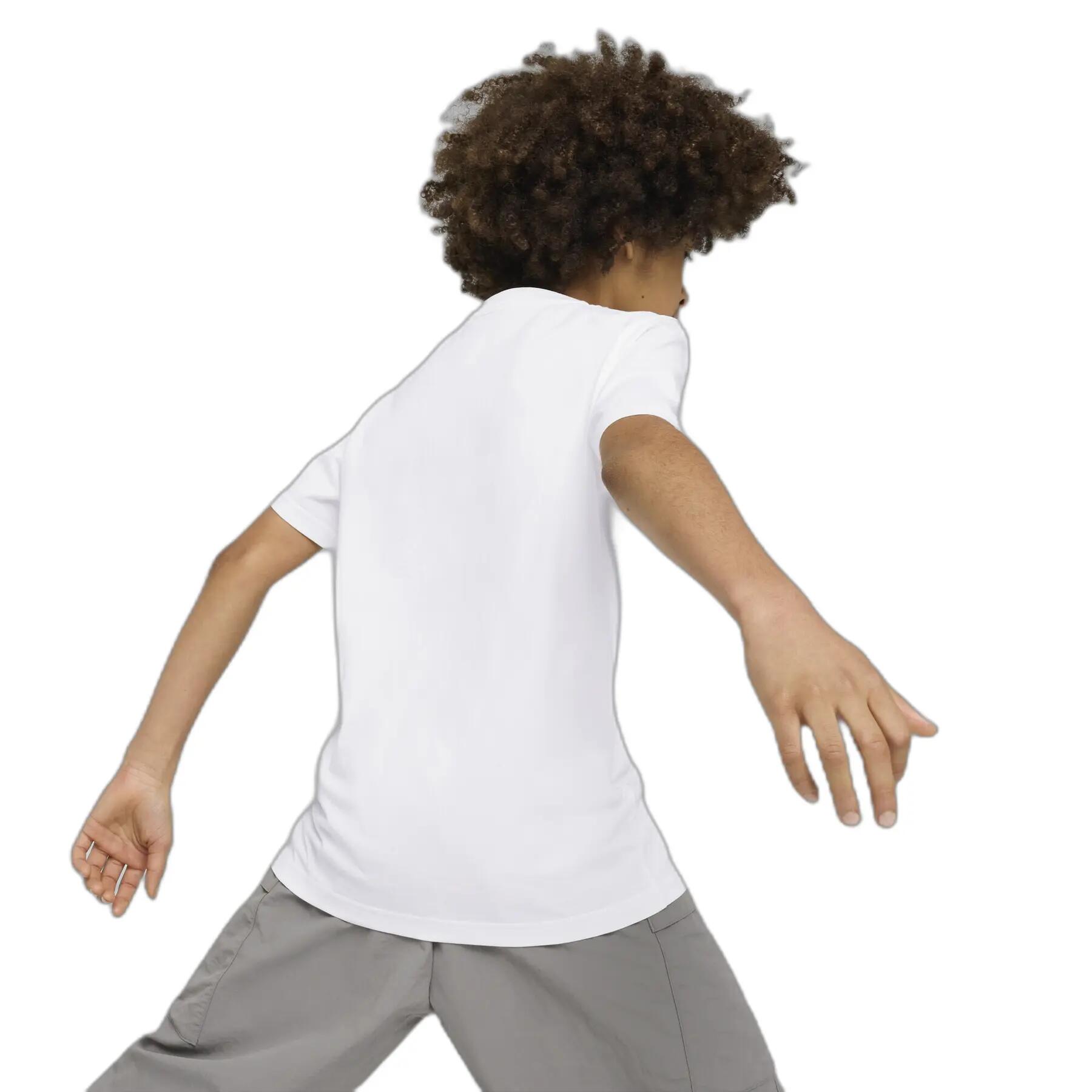 Camiseta infantil Puma Wardrobe ESS 5/5