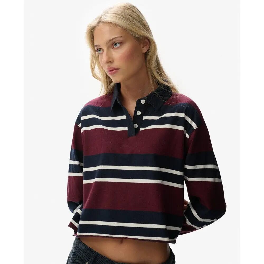 Polo manches longues femme Superdry Athletic Essentials Stripe 3/6