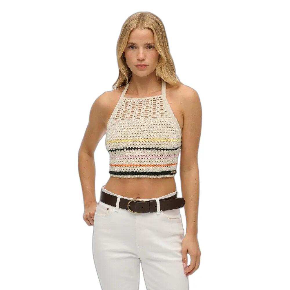 Débardeur à dos nu en crochet femme Superdry 2/7