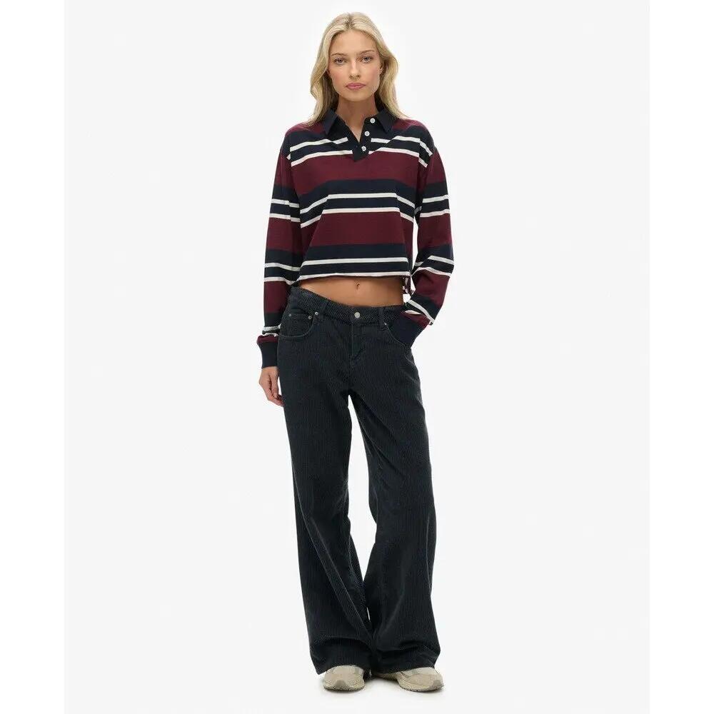 Polo manches longues femme Superdry Athletic Essentials Stripe 4/6