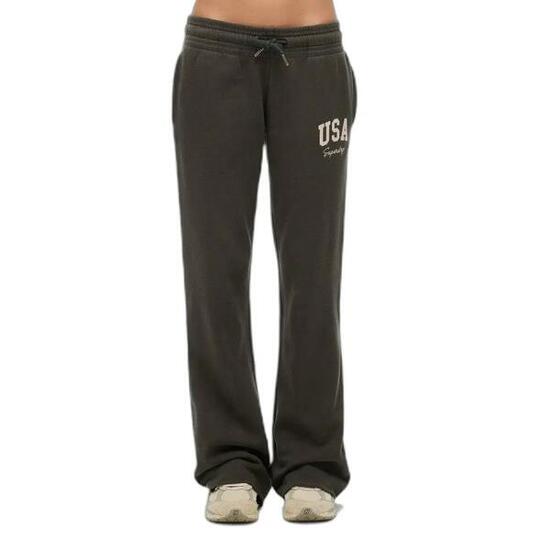 Spodnie dresowe dla kobiet z szerokimi nogawkami Superdry Athletic Essentials