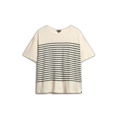 T-shirt met verlaagde schouders voor dames superdry studios