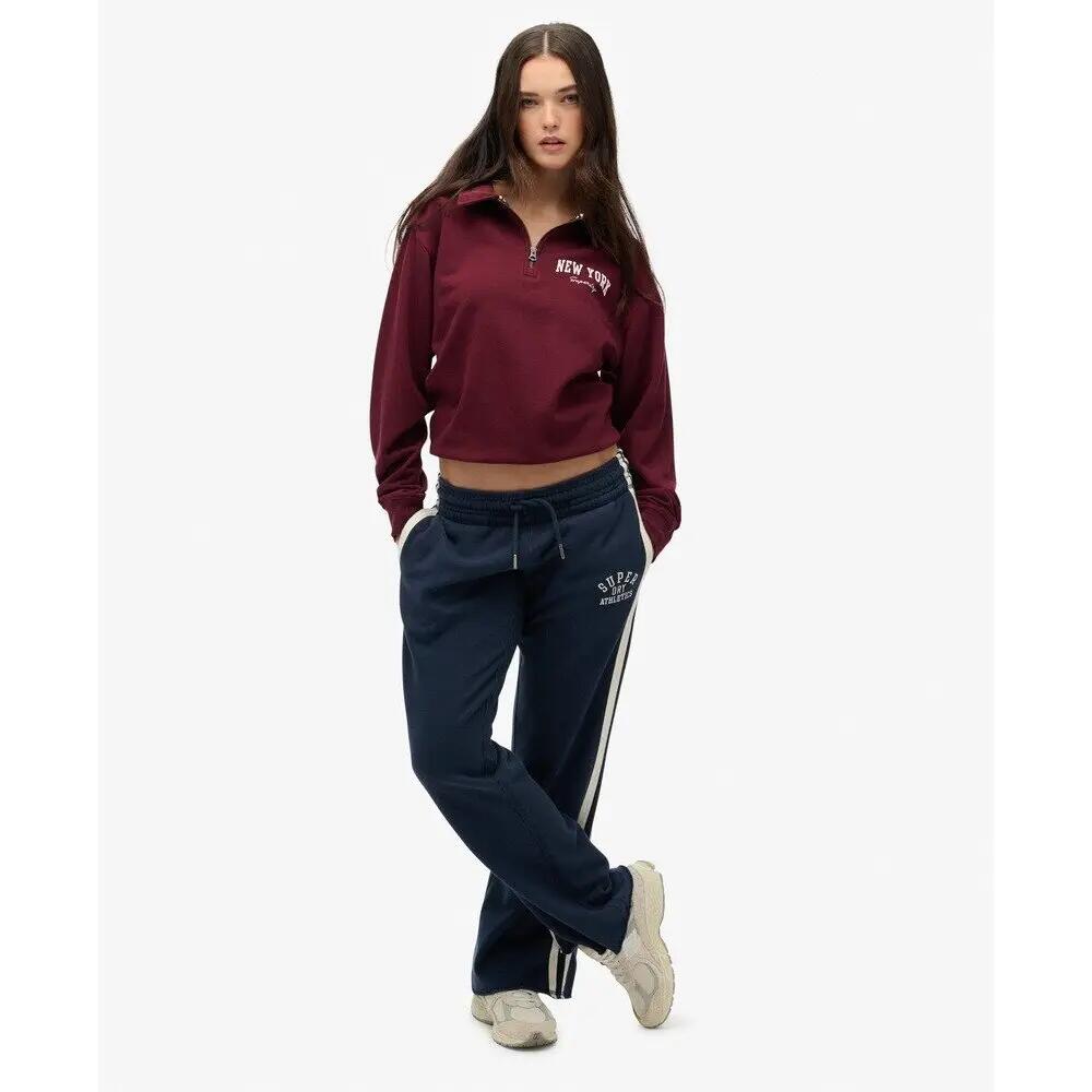 Sweatshirt à col rond zippé femme Superdry Athletic Essentials 2/5
