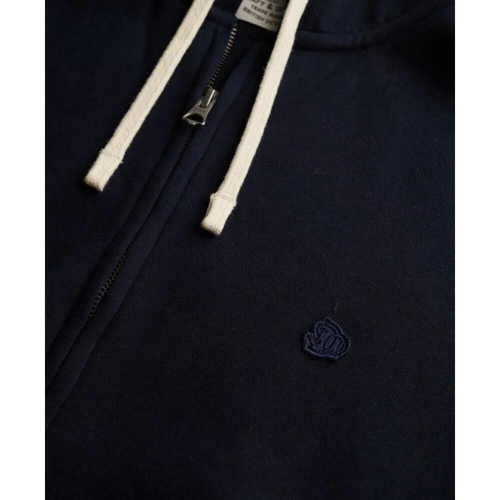 Sweatshirt com capuz com fecho éclair e monograma Superdry 2/2
