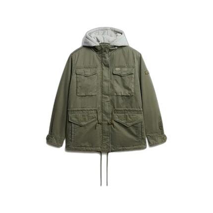 Chaqueta con capucha Superdry Borg Military