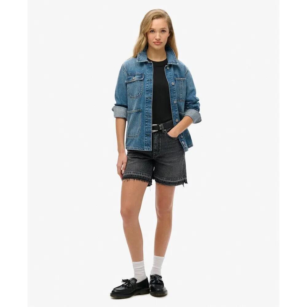 T-Shirt Noir Femme Superdry W1011644A 3/6