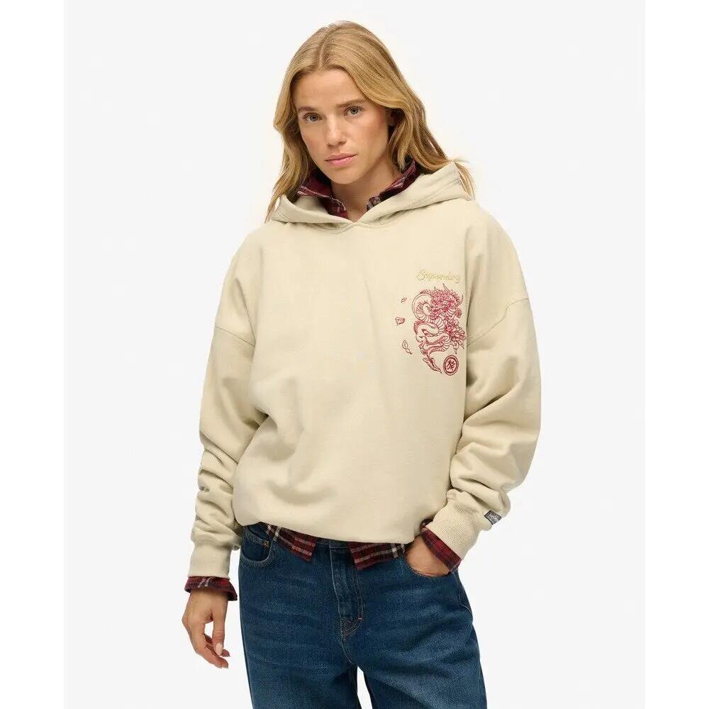Sweatshirt à capuche oversize femme Superdry Tokyo Narrative 2/6