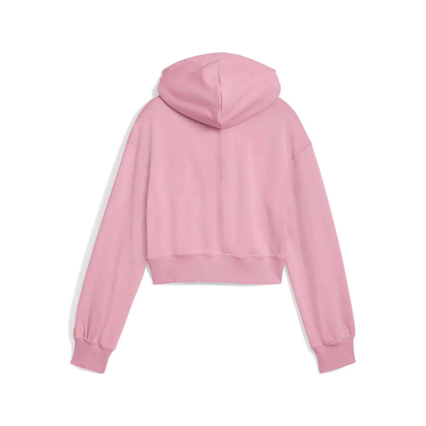 Felpa da bambina con cappuccio Puma Wardrobe Essentials 2/5
